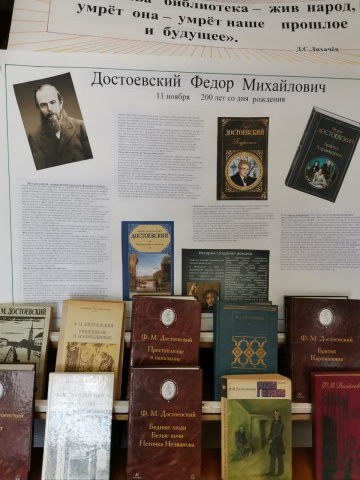 200 лет со дня рождения  МФ Достоевского